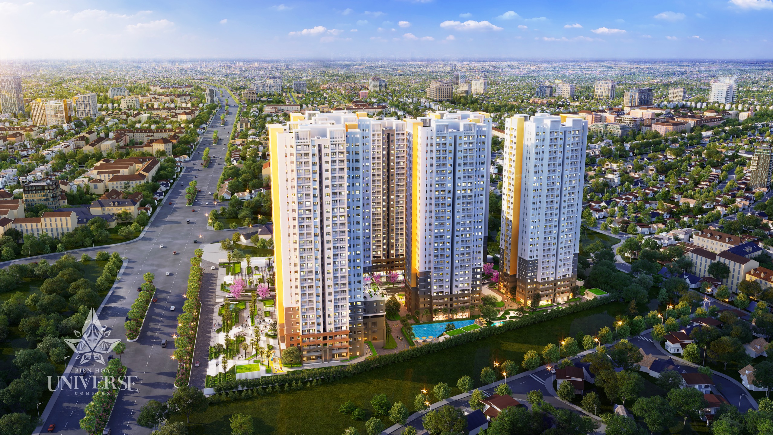 BIEN HOA UNIVERSE COMPLEX – Khu căn hộ cao cấp smart home trung tâm thành phố Biên Hòa.
